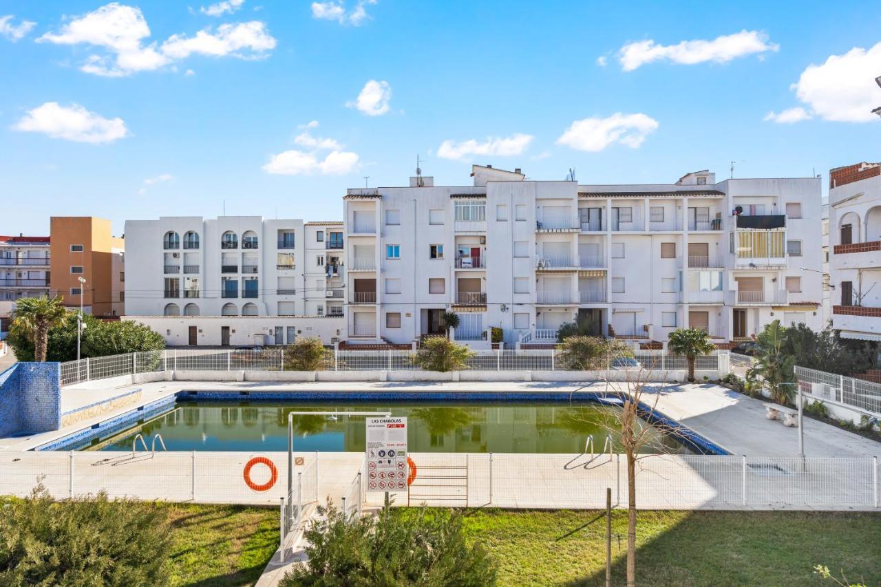 Apartamento Welcs -013- Con Terraza Y Piscina Apartment Empuriabrava Exterior photo